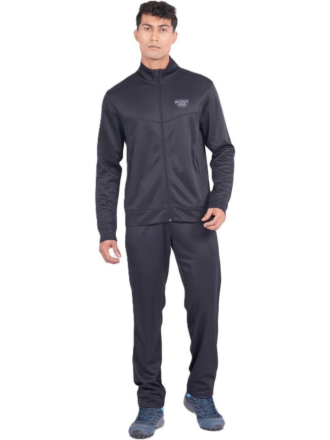 Wildcraft Men Mock Collar Mid-Rise Tracksuits-picture-25