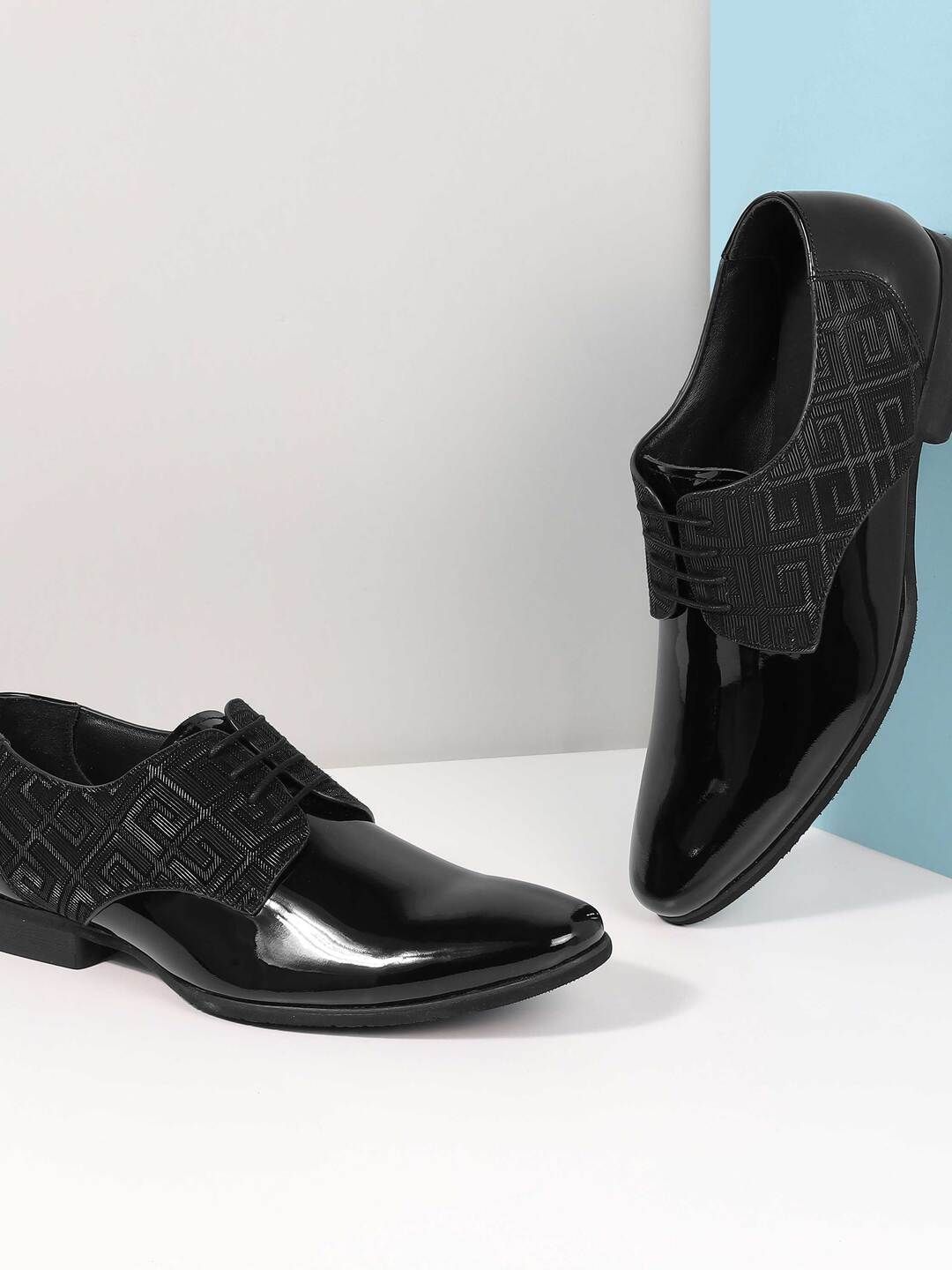 J.FONTINI Men Leather Formal Derbys-picture-22