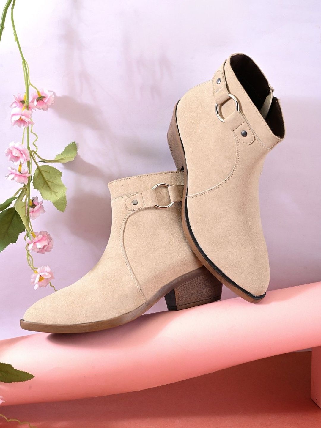 The Roadster Lifestyle Co Women Round Toe Zipper Regular Boots-picture-52