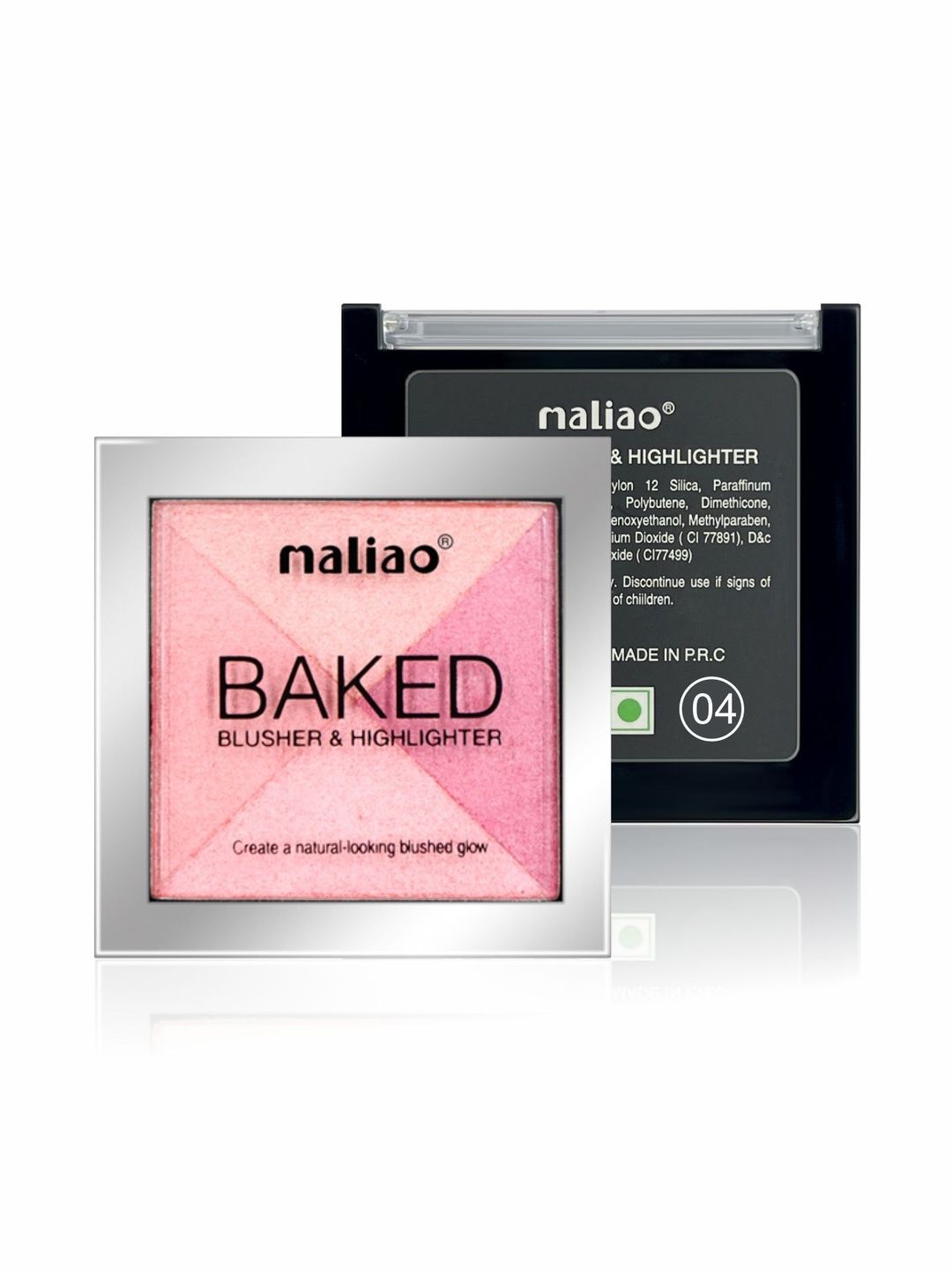 Maliao Baked Blusher & Highlighter - Shade 04-picture-26