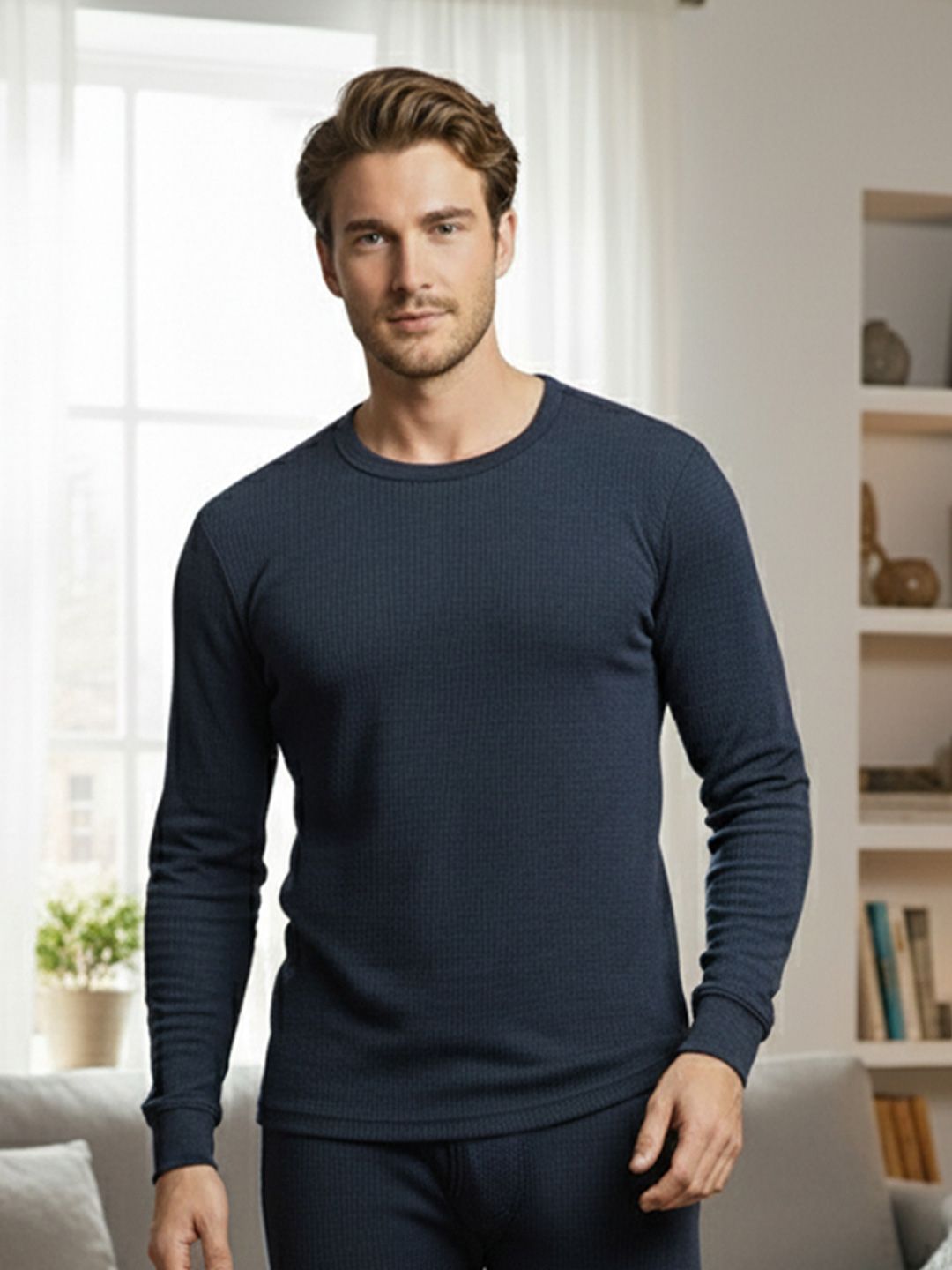 Lux Cozi Round Neck Thermal Tops