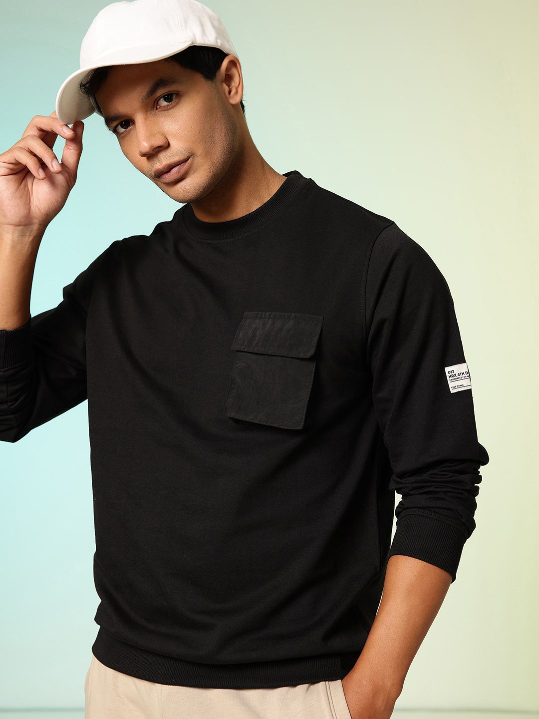 HRX by Hrithik Roshan Round Neck Pullover Sweatshirt-picture-49