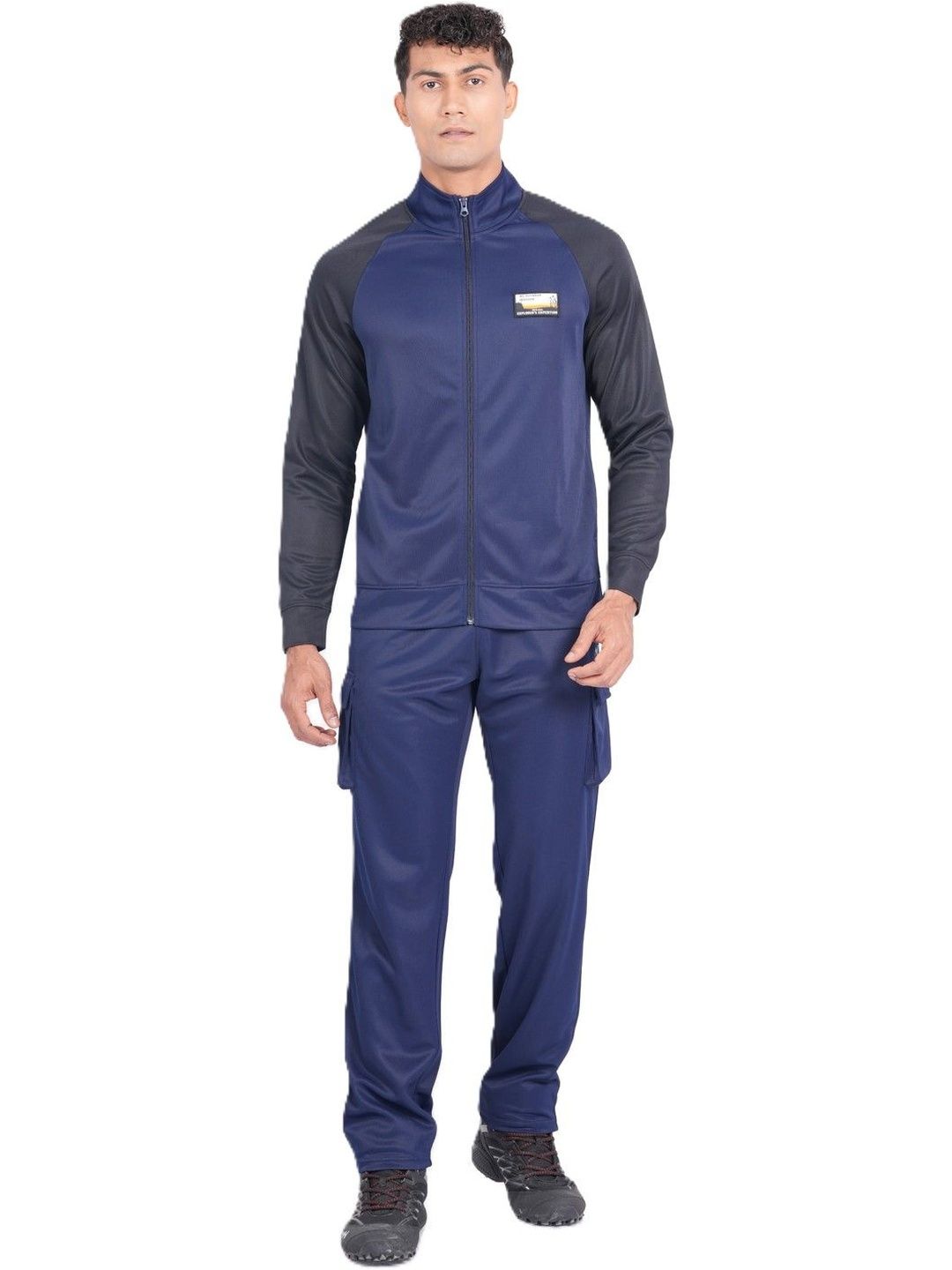 Wildcraft Mock Collar Mid-Rise Tracksuits-image-48