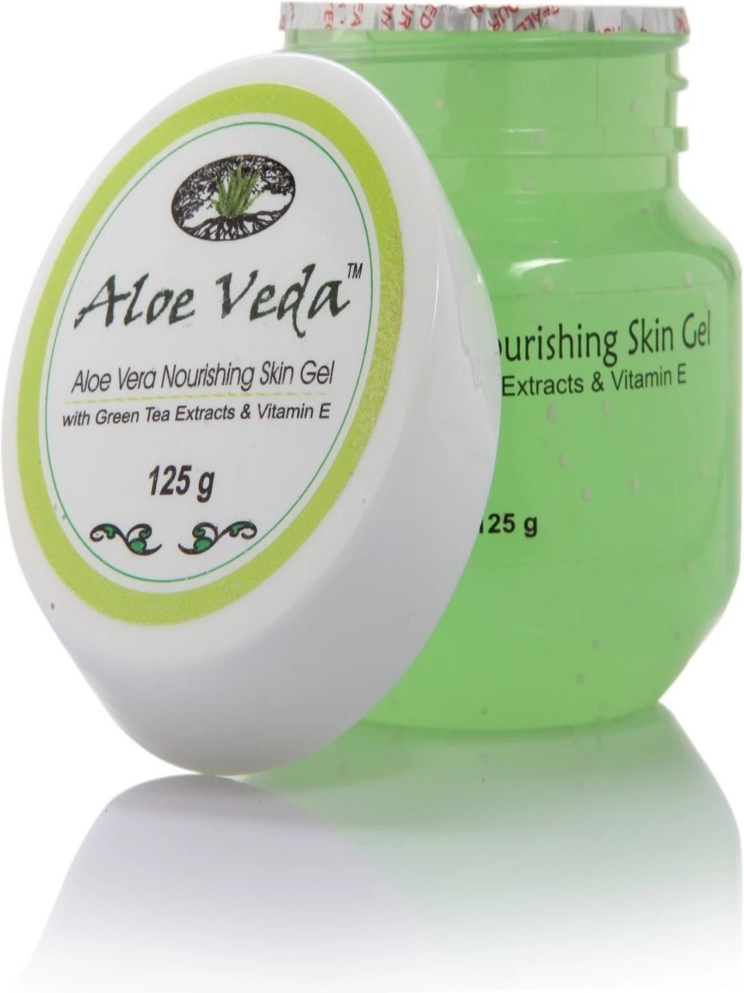 Aloe Veda Aloe Vera Nourishing Skin Gel With Green Tea Extracts & Vitamin E - 125 g-image-43