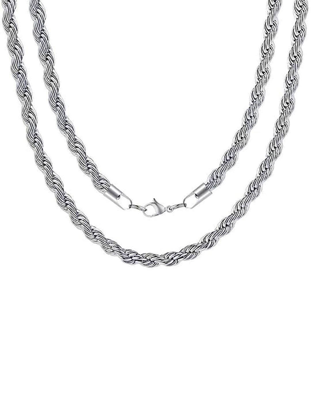 Young & Forever Unisex Sterling Silver Brass-Plated Chain-picture-40