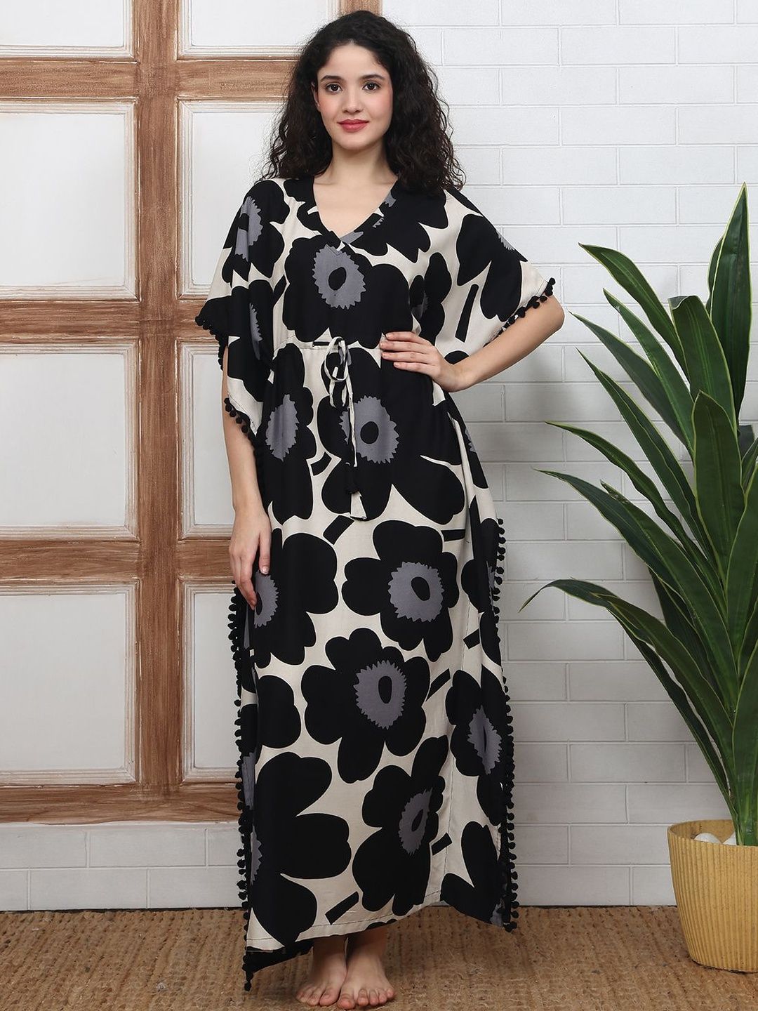 Claura Printed Maxi Nightdress-picture-21