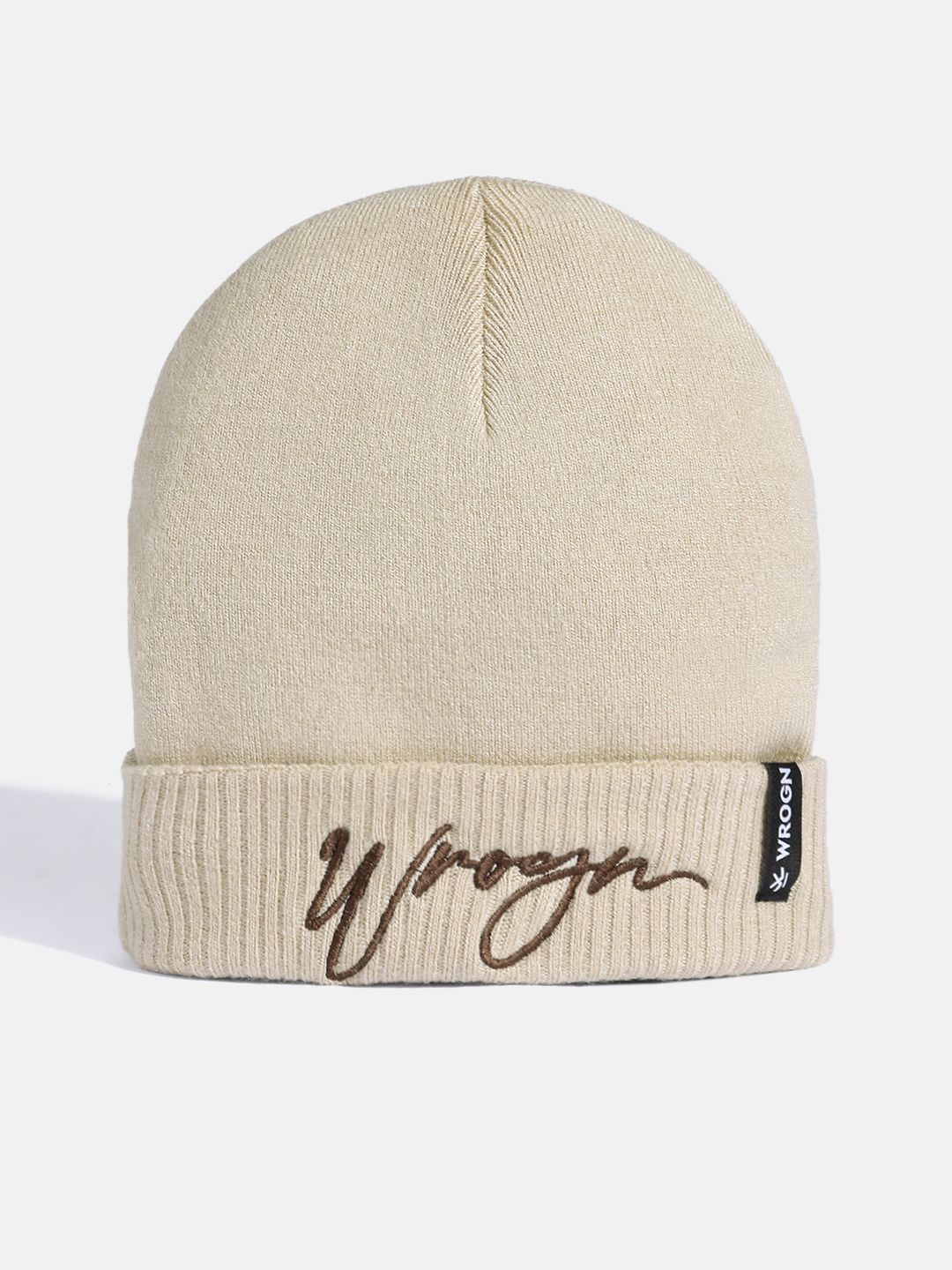 WROGN Unisex Brand Logo Embroidered Acrylic Beanie-image-13