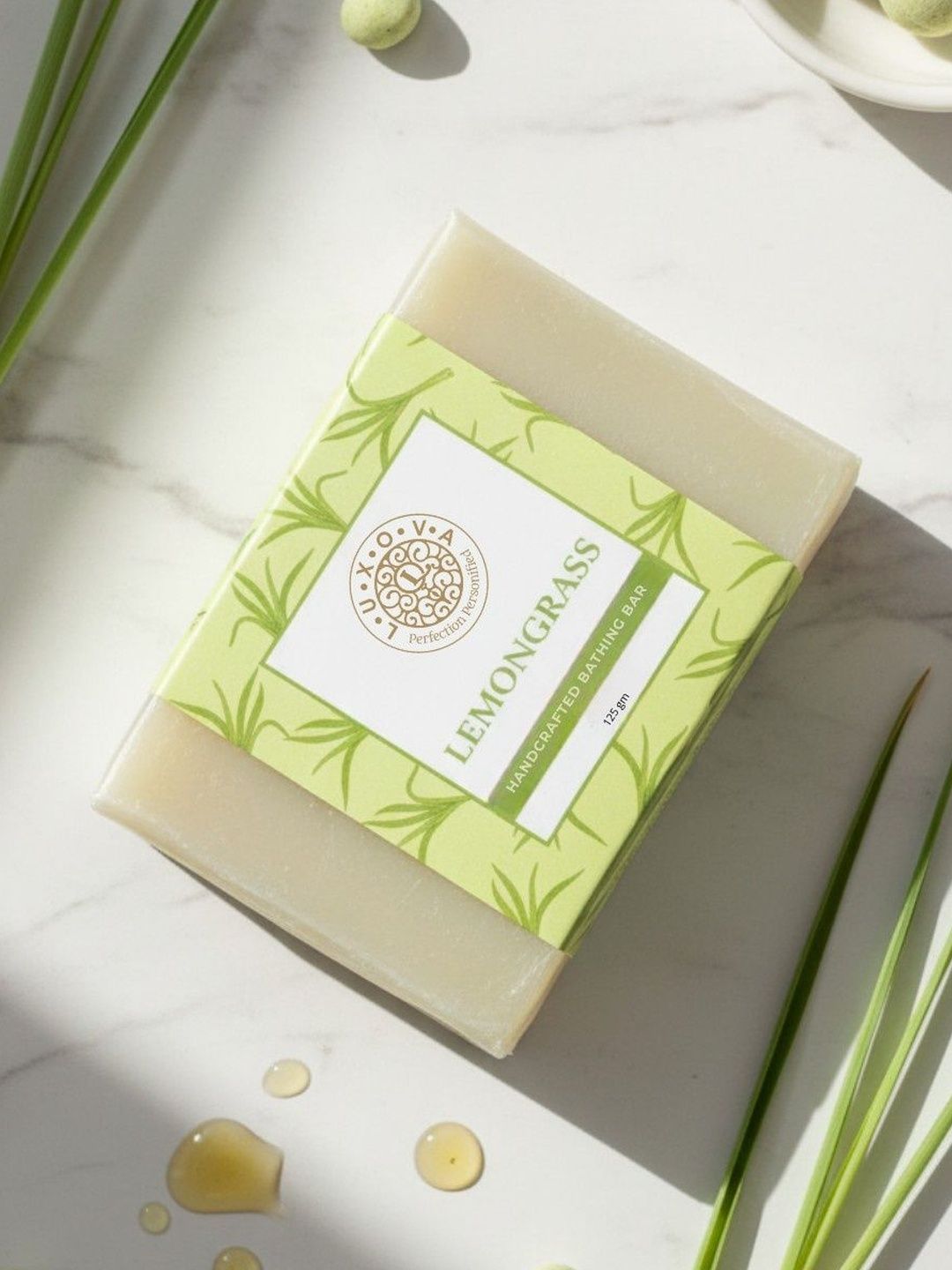 luxova Lemongrass Handcrafted Bathing Soap- 125 g-image-44