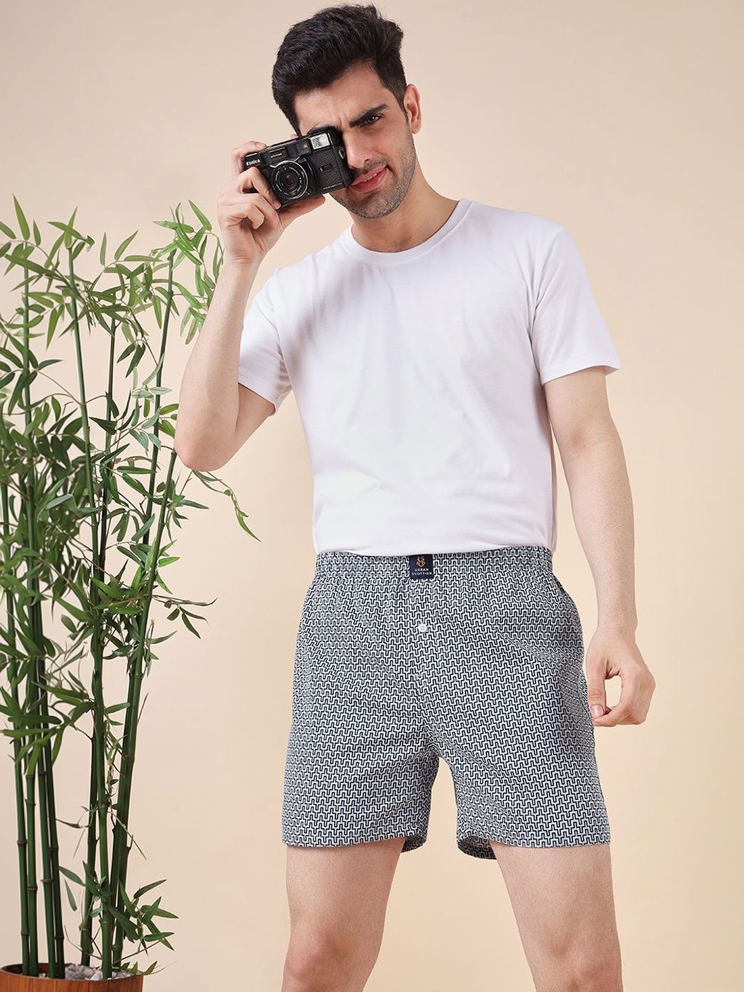 URBAN SCOTTISH Pack of 4 Printed Cotton Boxers-picture-21