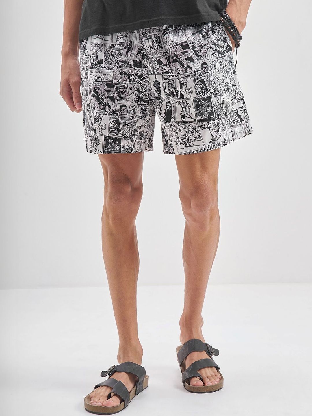 HIGHLANDER Marvel Avengers Printed Cotton Boxers-image-46