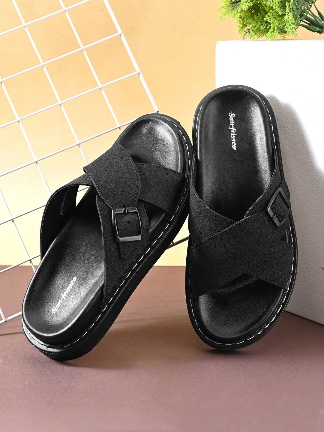 San Frissco Men PU Comfort Sandals-picture-22