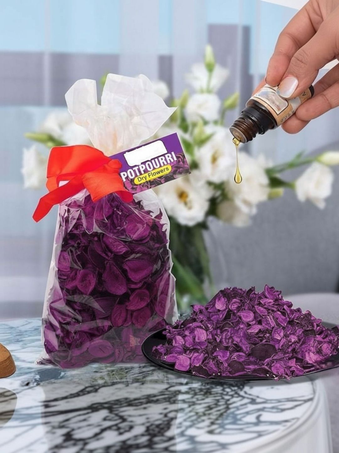Garden Deco Purple Unscented Rose Potpourri-picture-29
