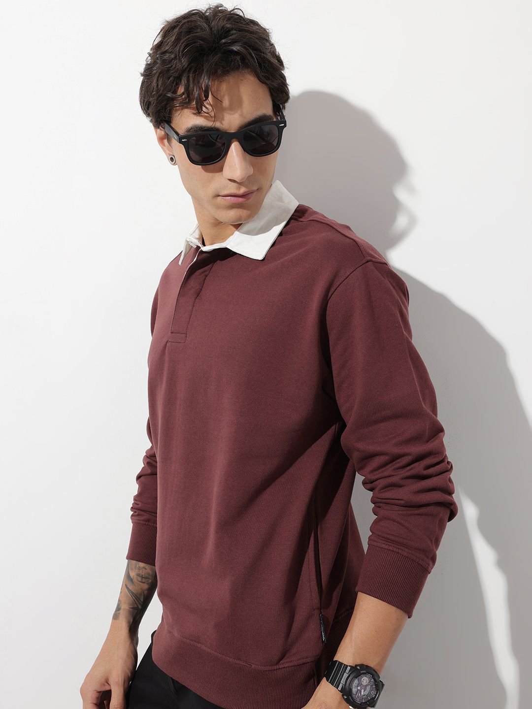 The Roadster Life Co. Relaxed Fit Pullover Sweatshirt-picture-32