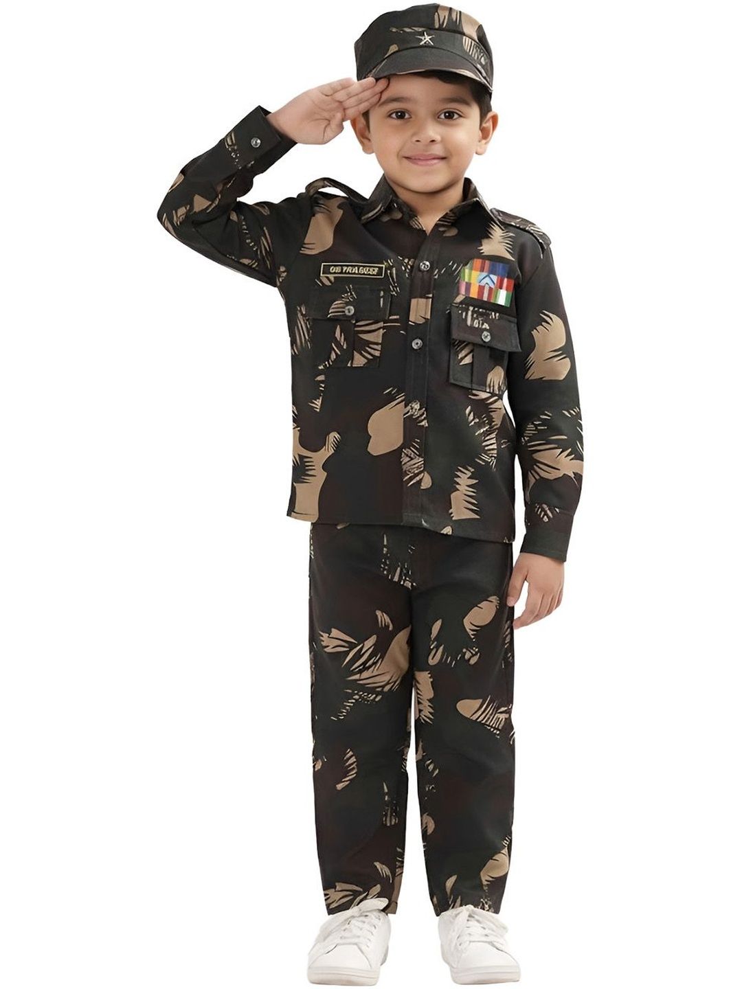 BLUSCAILE Unisex Kids Printed Shirt with Trousers-image-32
