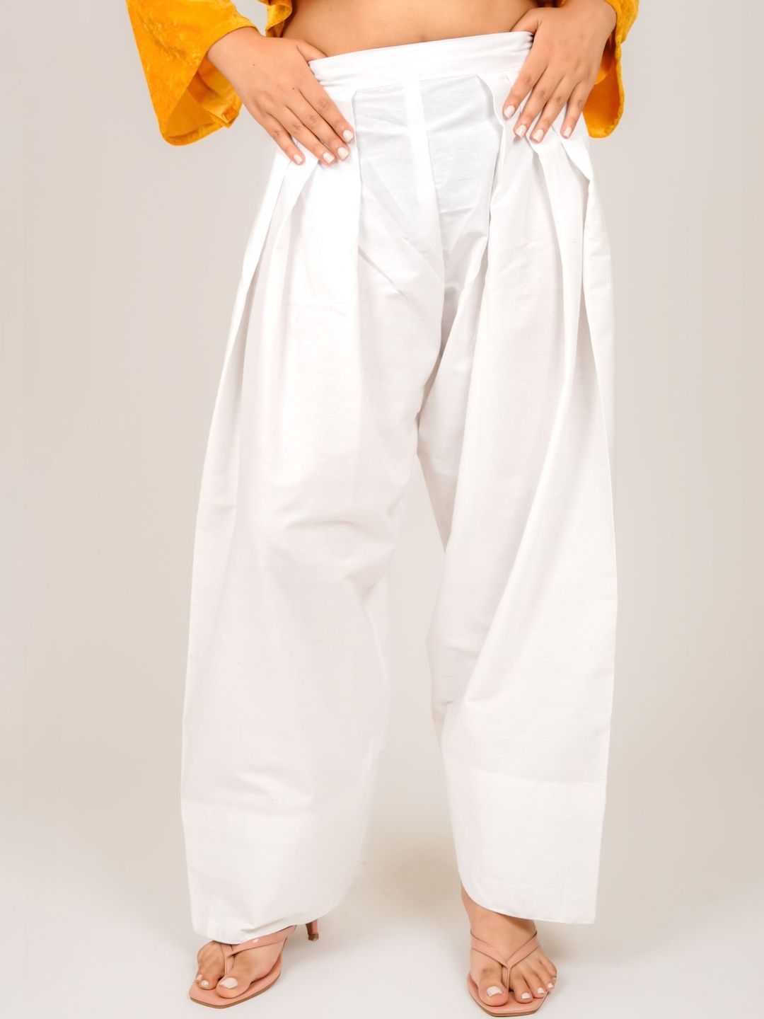 MONOMEE Women Loose Fit Cotton Salwar