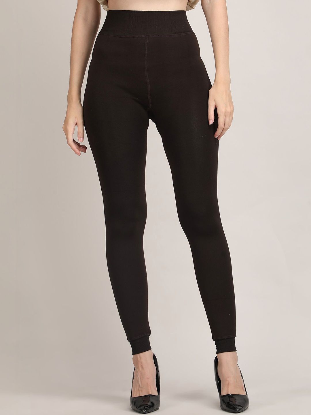 TRENDYFY Women Winter Fleece Leggings-image-2