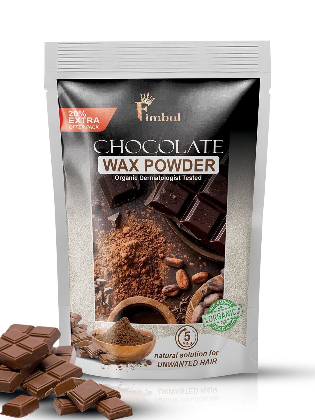FIMBUL Chocolate Powder Wax With Sandalwood - 120 g-picture-54