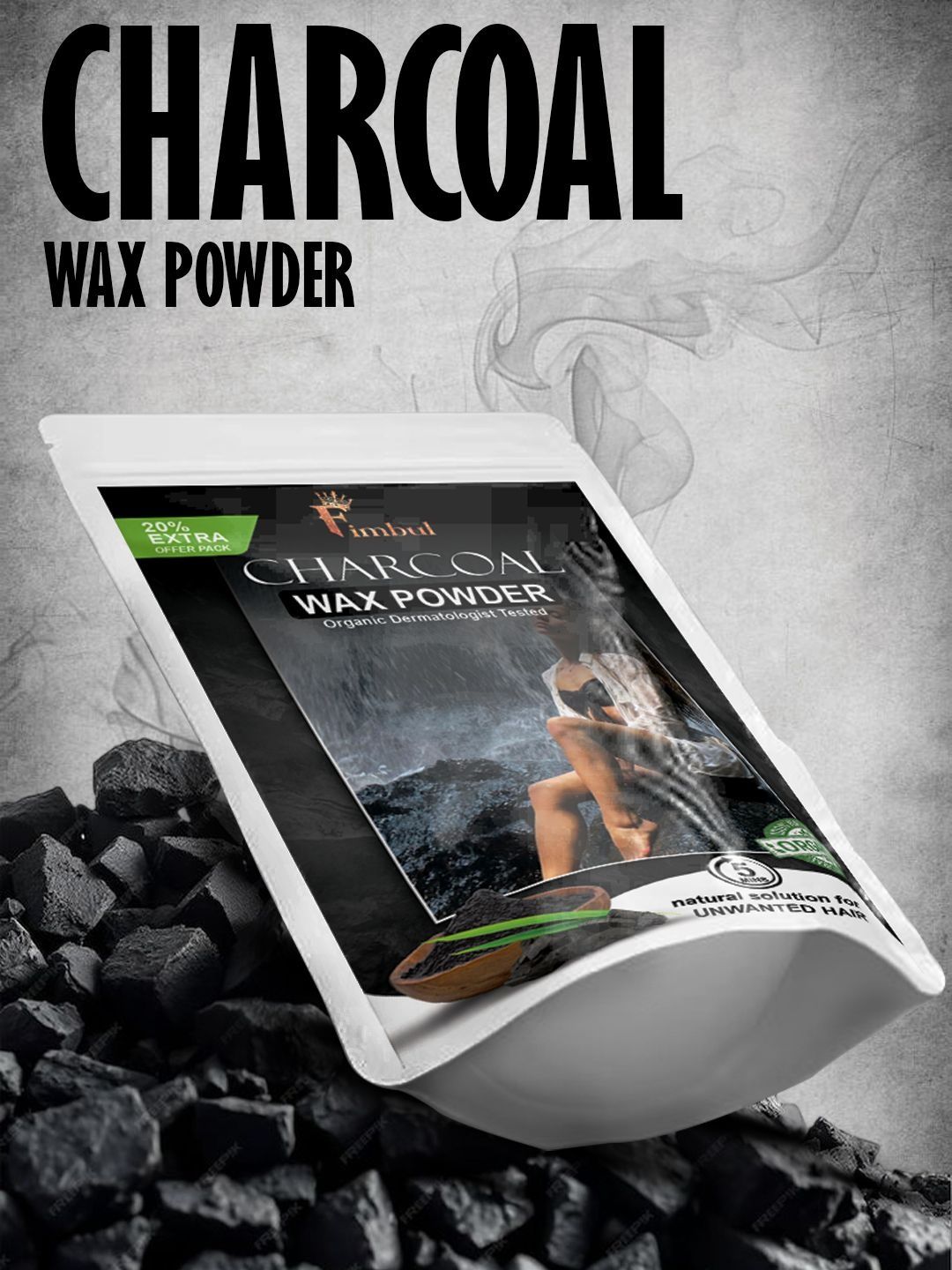 FIMBUL Charcoal Ammonia Free Wax Powder - 120 g-picture-52