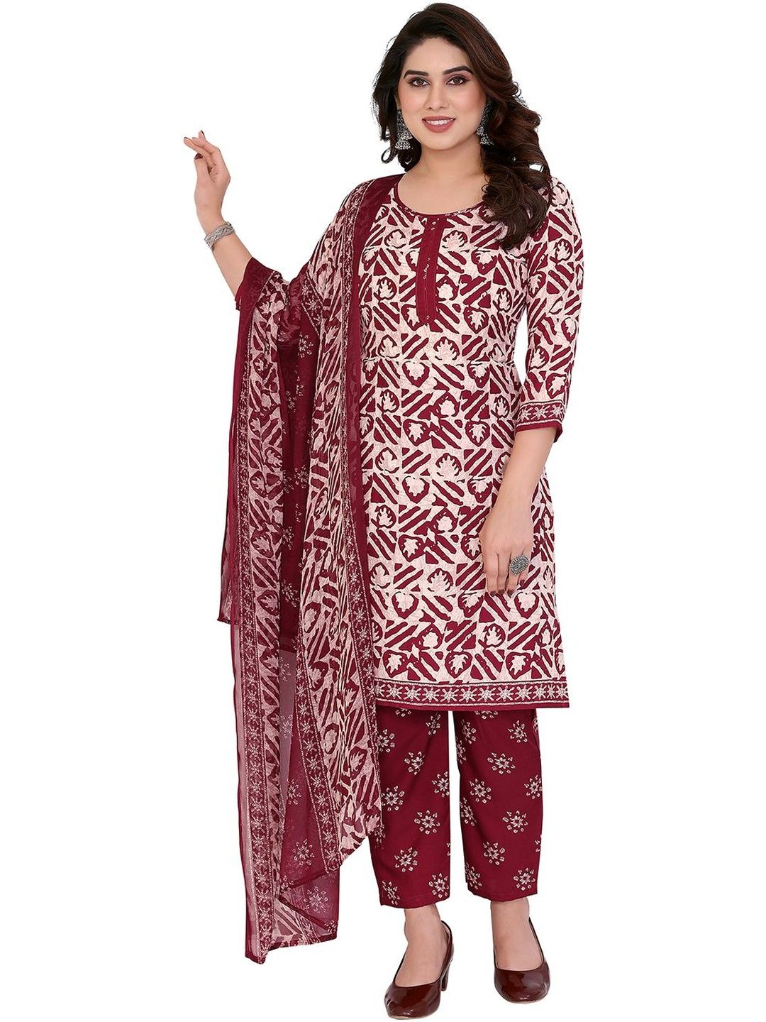 Moda Rapido Printed Pure Cotton Unstitched Dress Material-image-15