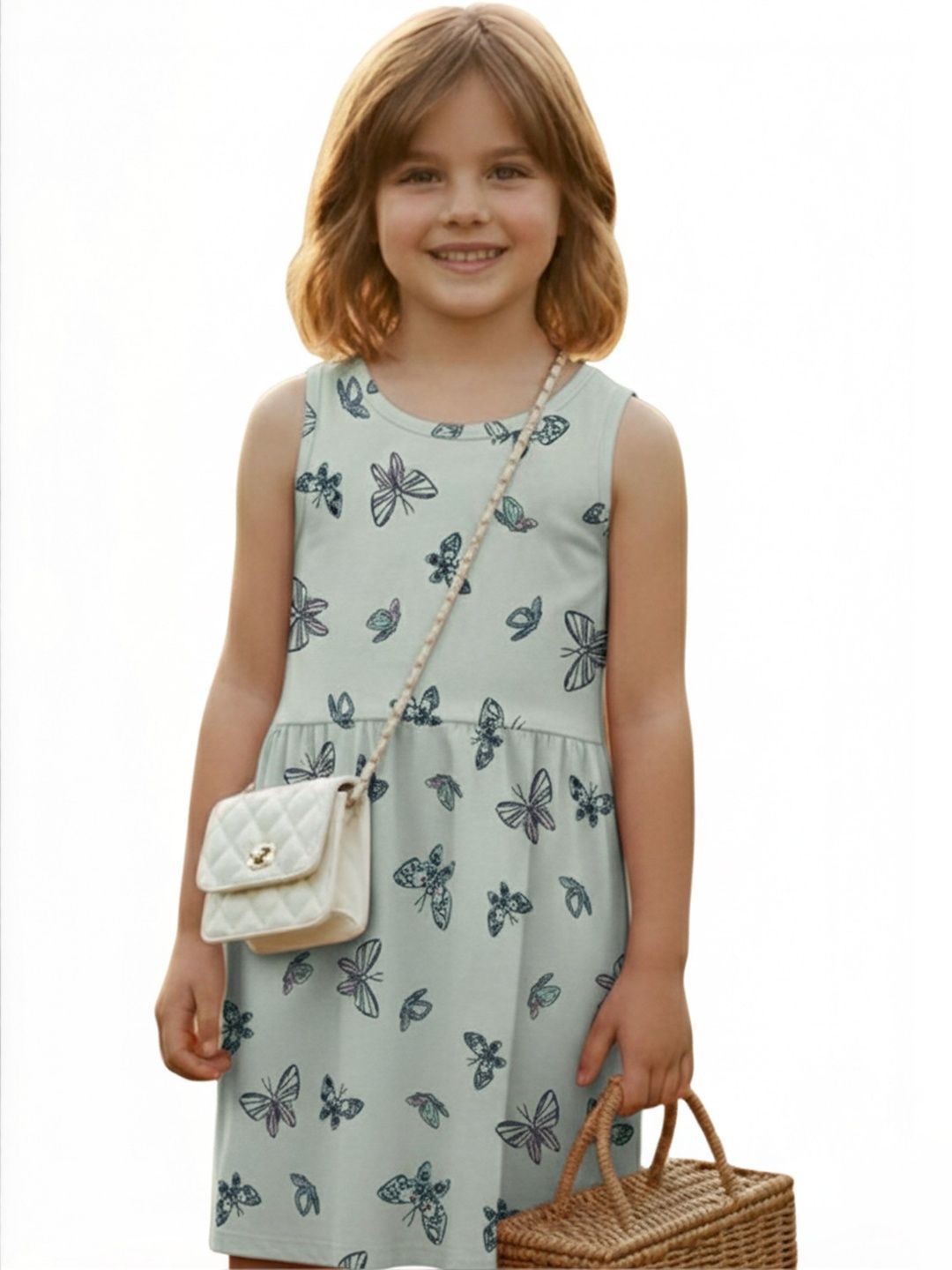 Snap and Spark Floral Print Fit & Flare Dress-picture-37