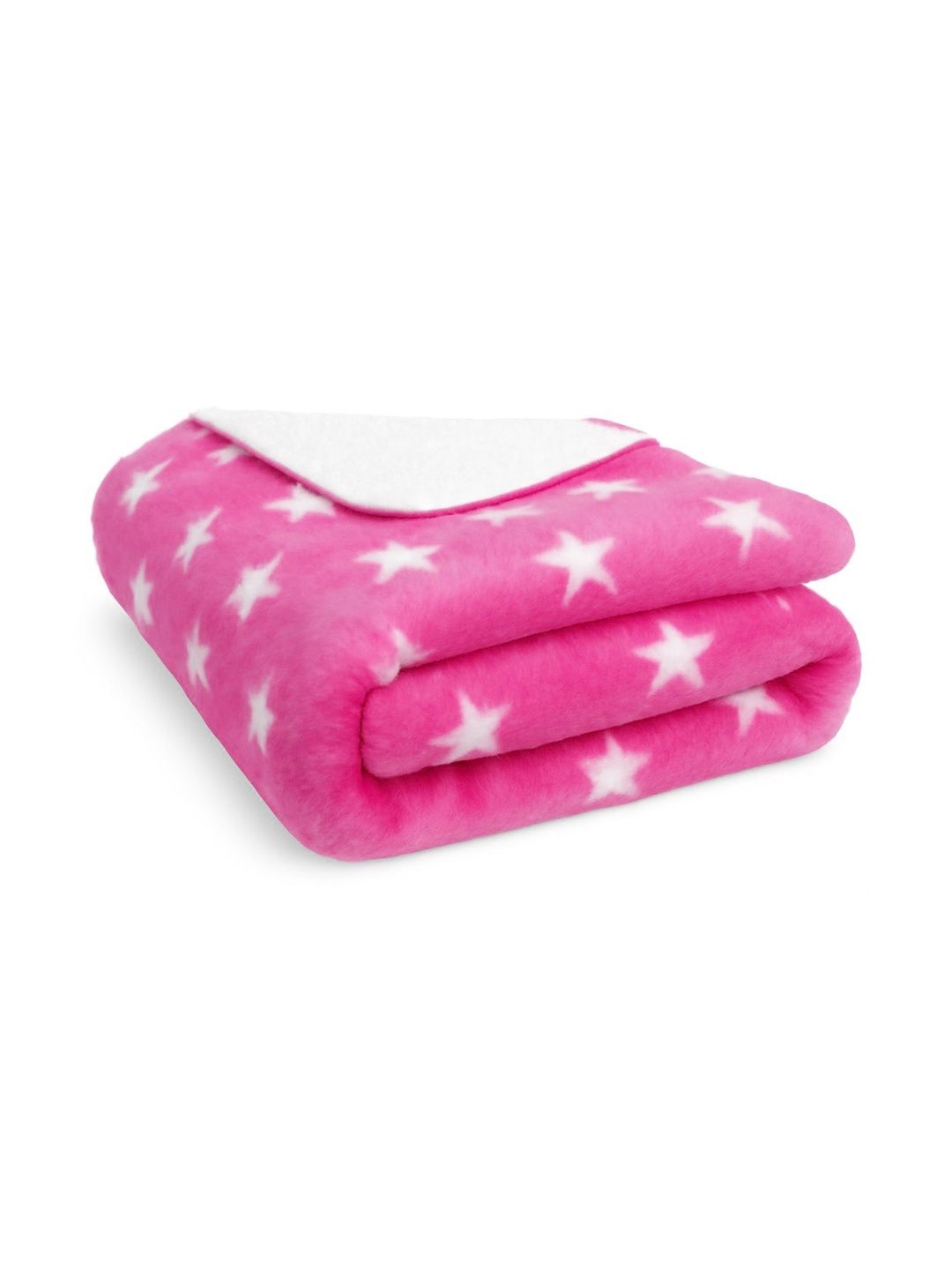 Bumpers the baby co. Pink & White Geometric Pattern Single Lightweight Blanket-image-37
