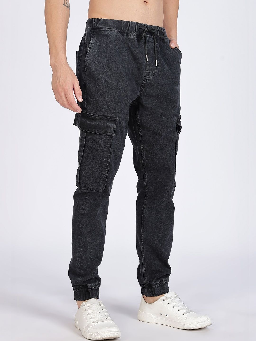 W.T.F - Witnessing True Fashion Men Smart Relaxed Fit Mid-Rise Stretchable Jeans-picture-24