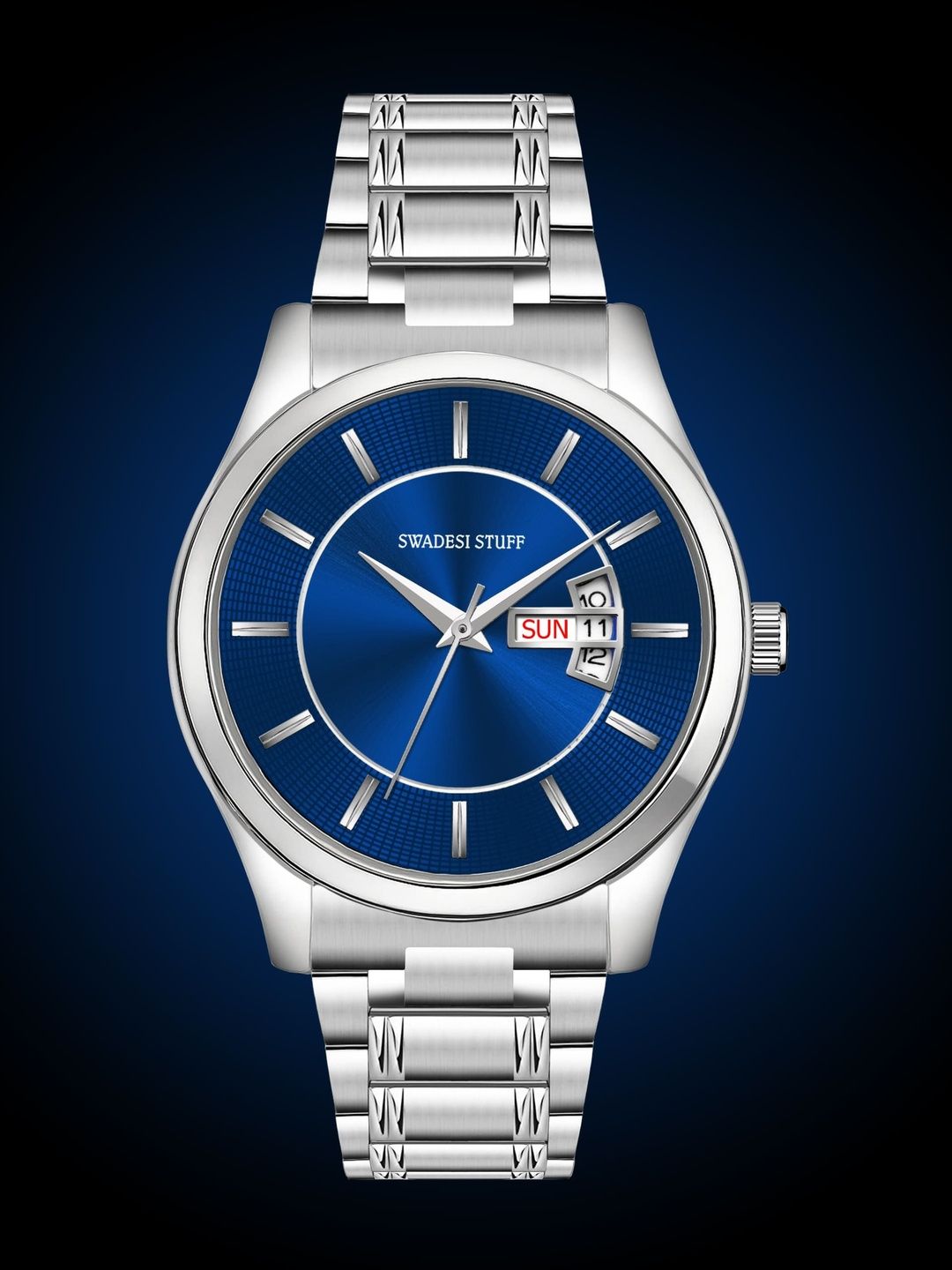 SWADESI STUFF Men Dial & Straps Analogue Watch SDS 170 BLUE-picture-27