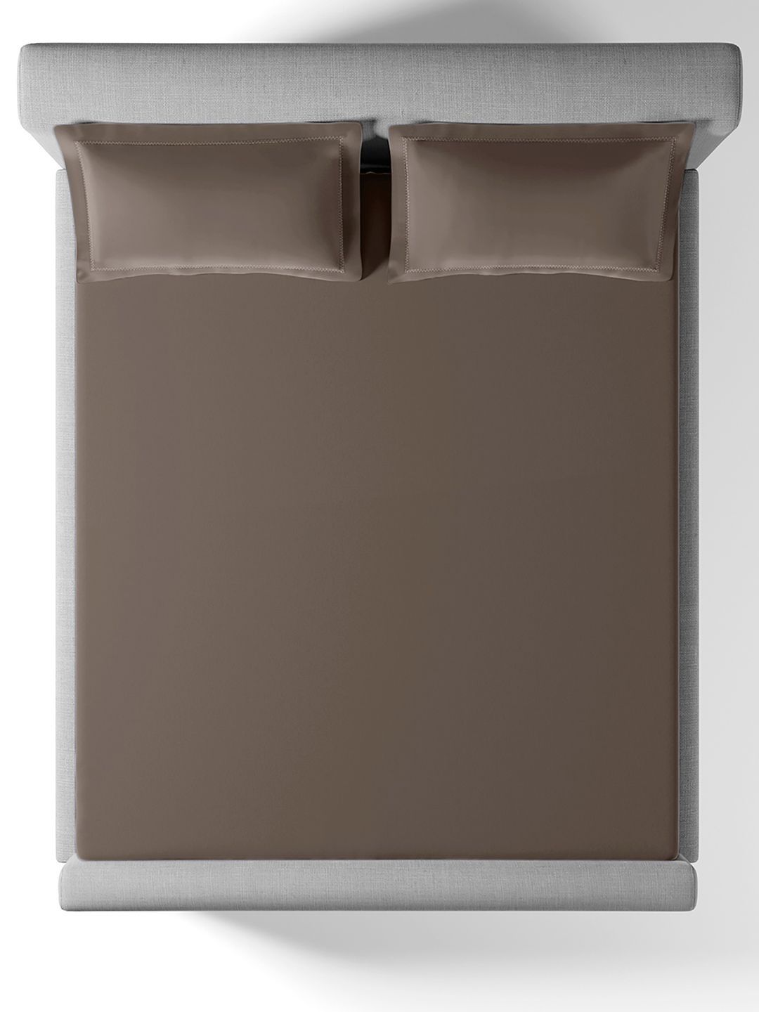 SANSAAR A DDECOR BRAND LIVE CONSCIOUSLY Brown Solid Cotton 3 Piece Double Queen Superfine Bedding Set-image-47
