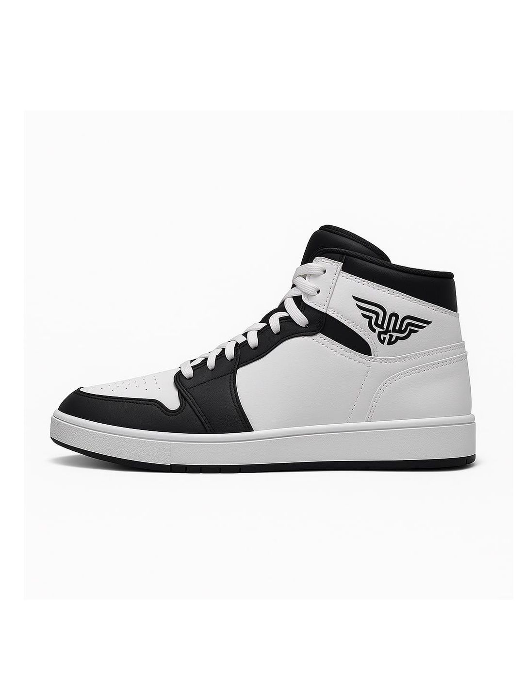 ROYAL RANCH Men Colourblocked PU High-Top Sneakers-picture-14