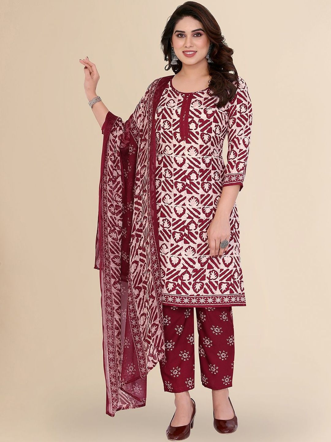 Moda Rapido Printed Pure Cotton Unstitched Dress Material-image-47