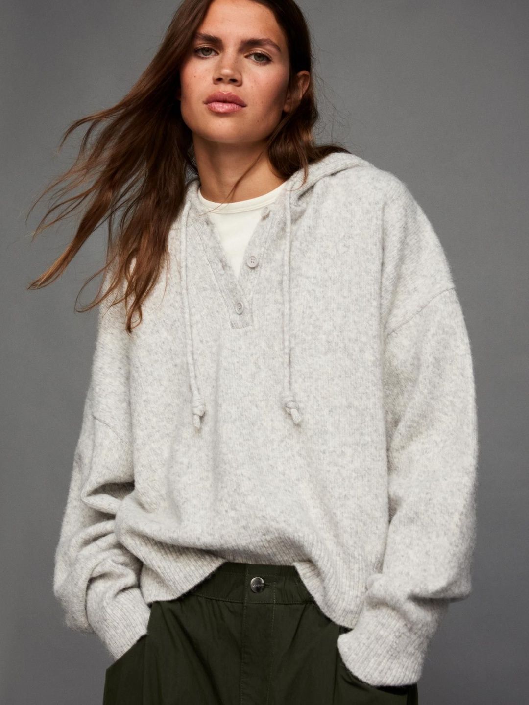 Bershka Women Hooded Sweatshirt