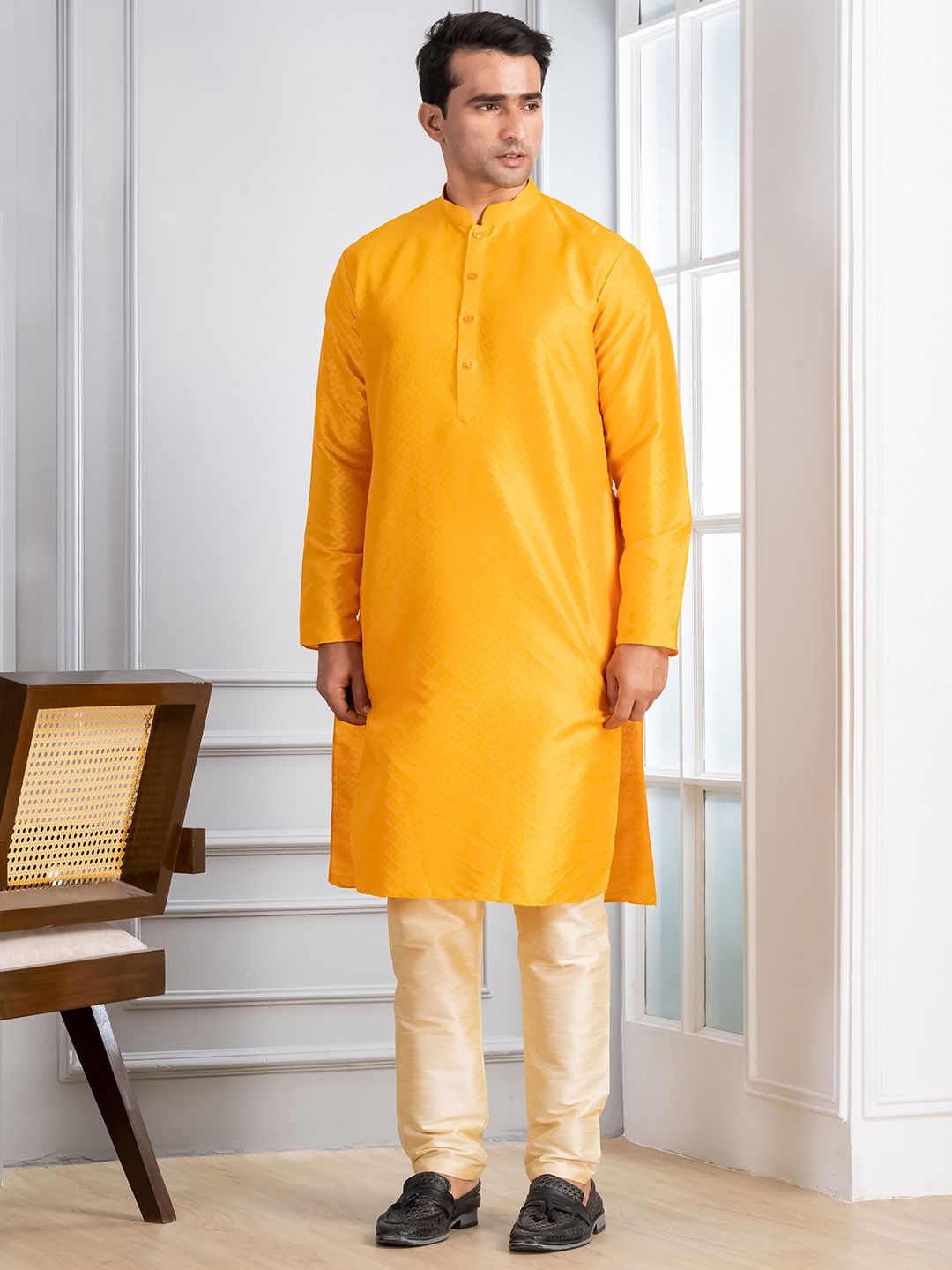 DEVOILER Men Dobby Kurta-image-16