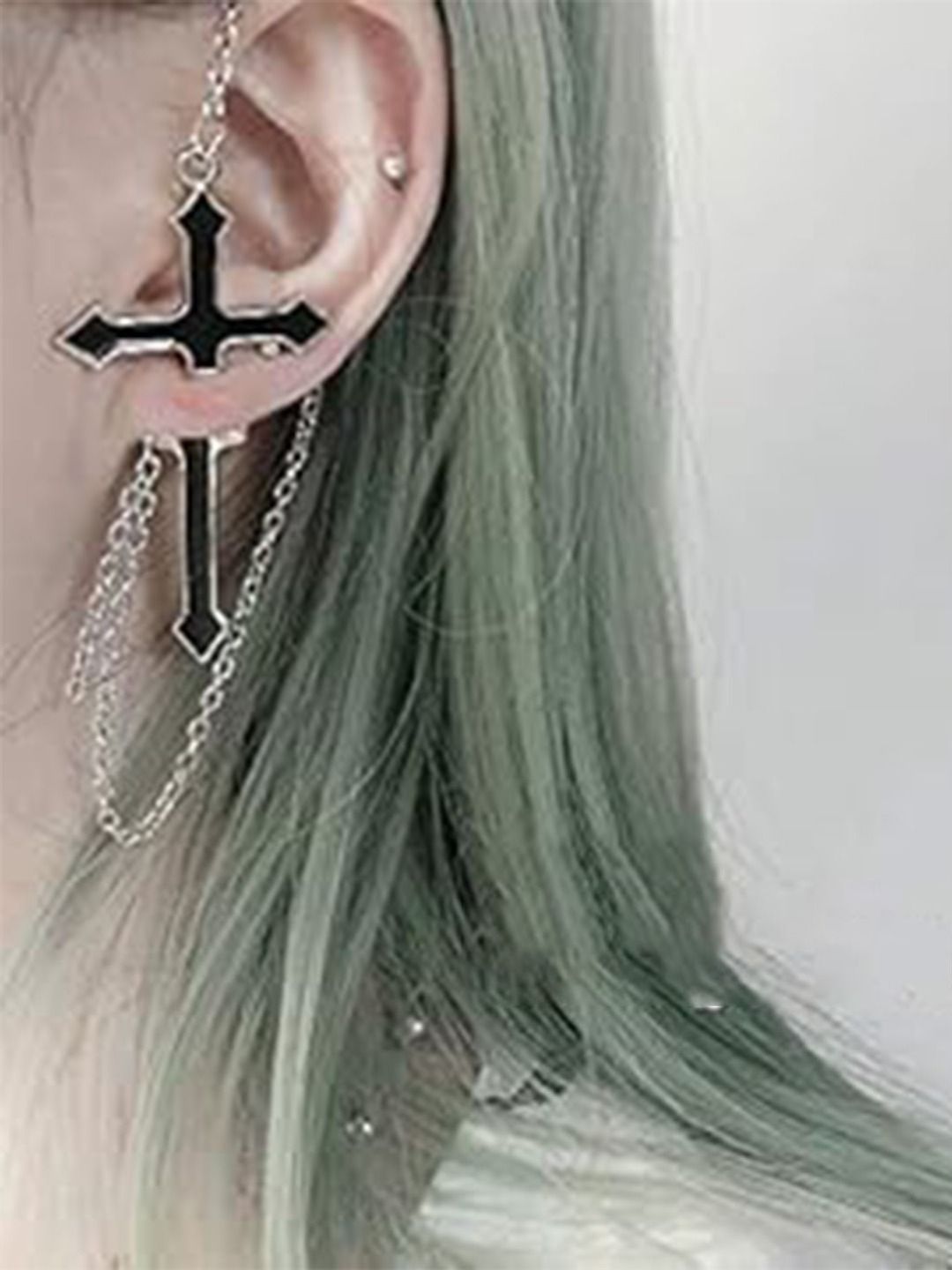 FIMBUL Geometric Ear Cuff Earrings-picture-26