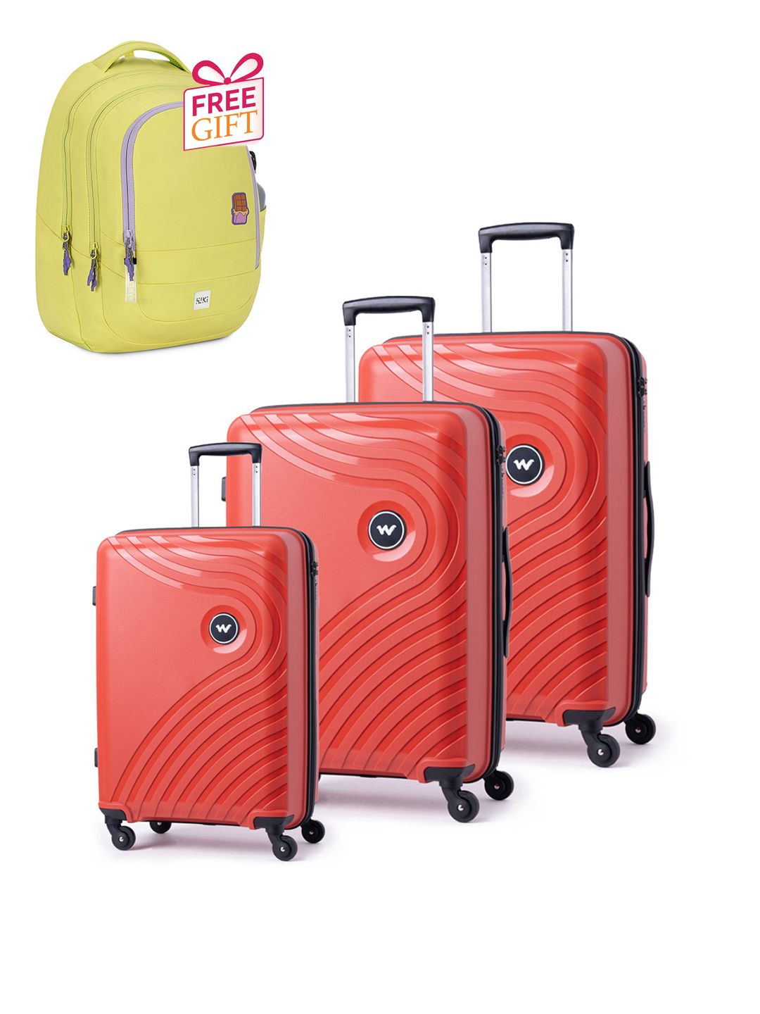 Wildcraft Set Of 3 Trolley Bags With 1 Free Backpack-image-40