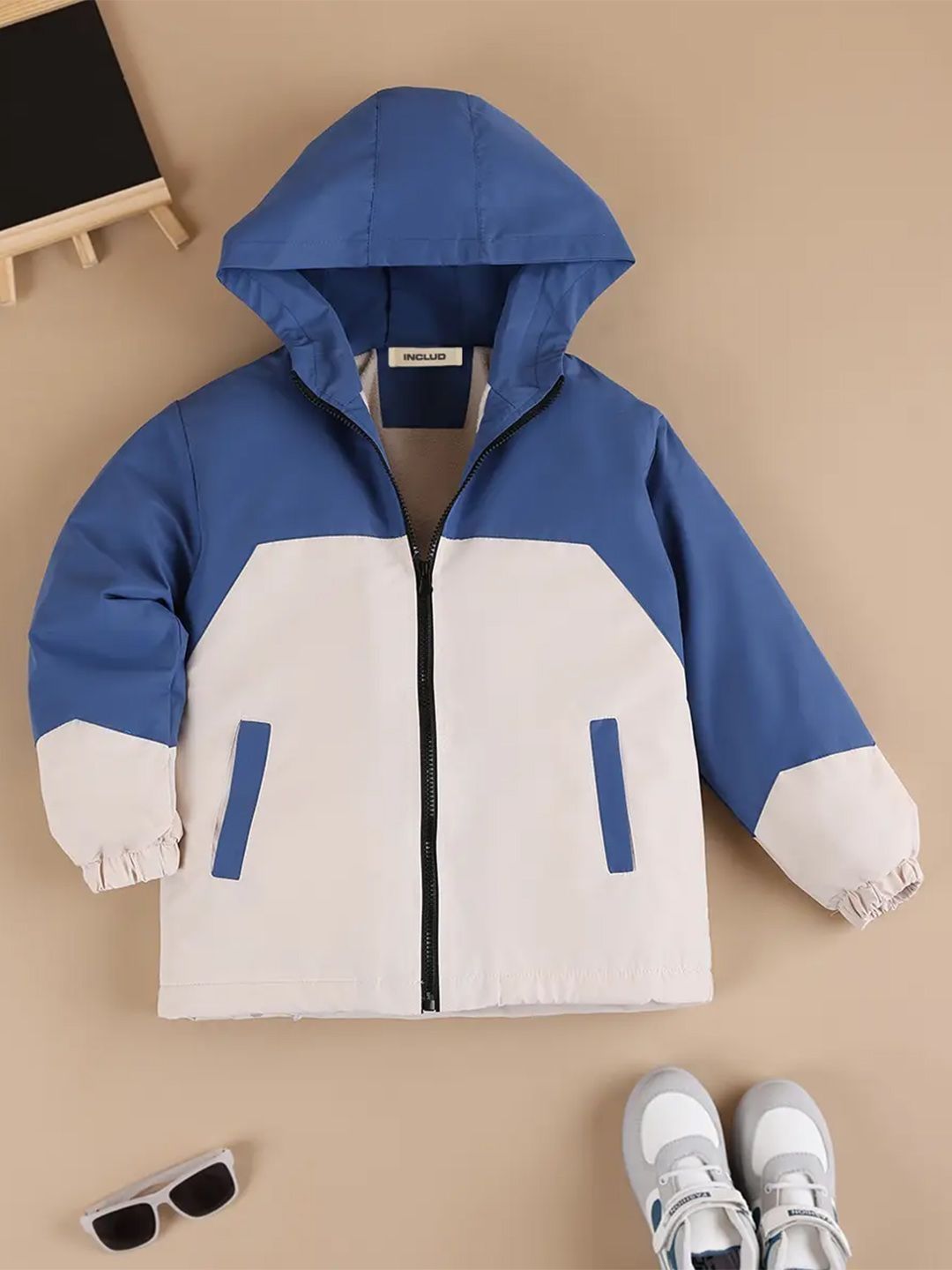 INCLUD Boys Colourblocked Reversible Puffer Jacket-picture-47