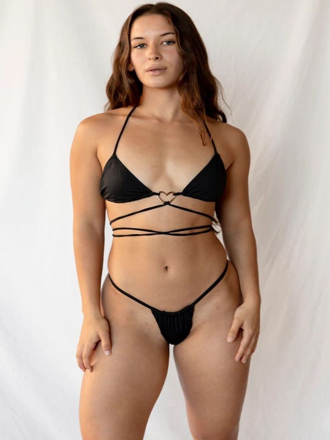 Fookre Shoulder Straps Sleeveless Swim Bikini Set-picture-27
