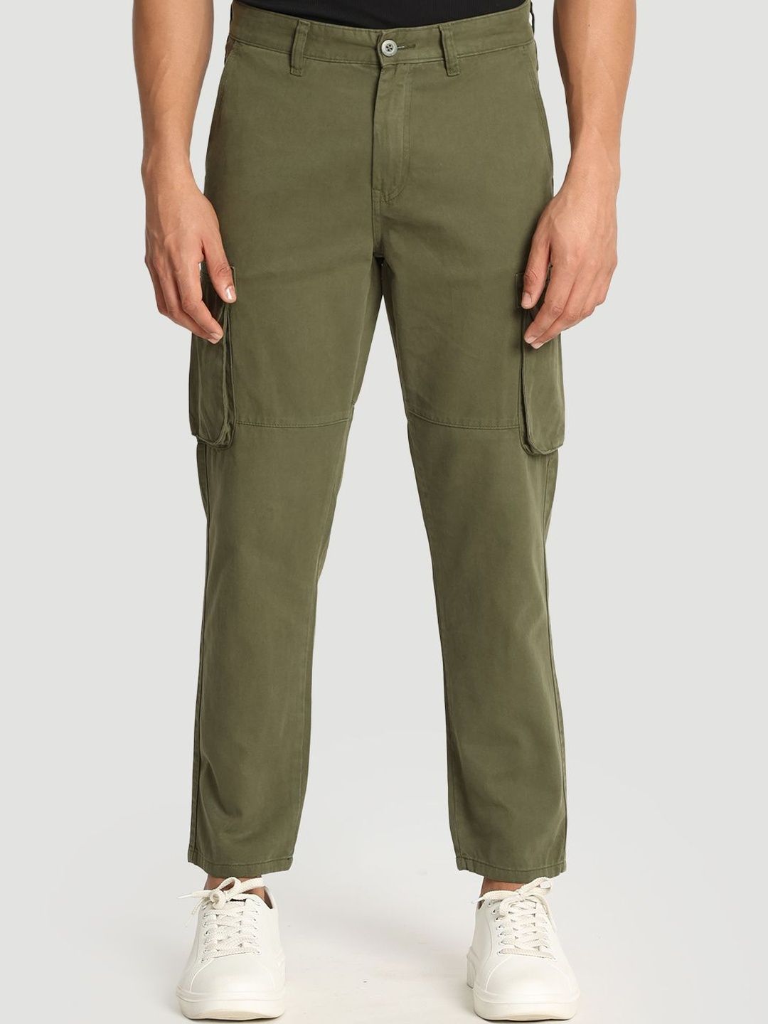 Bene Kleed Men Pleated Cargos Trousers-picture-25