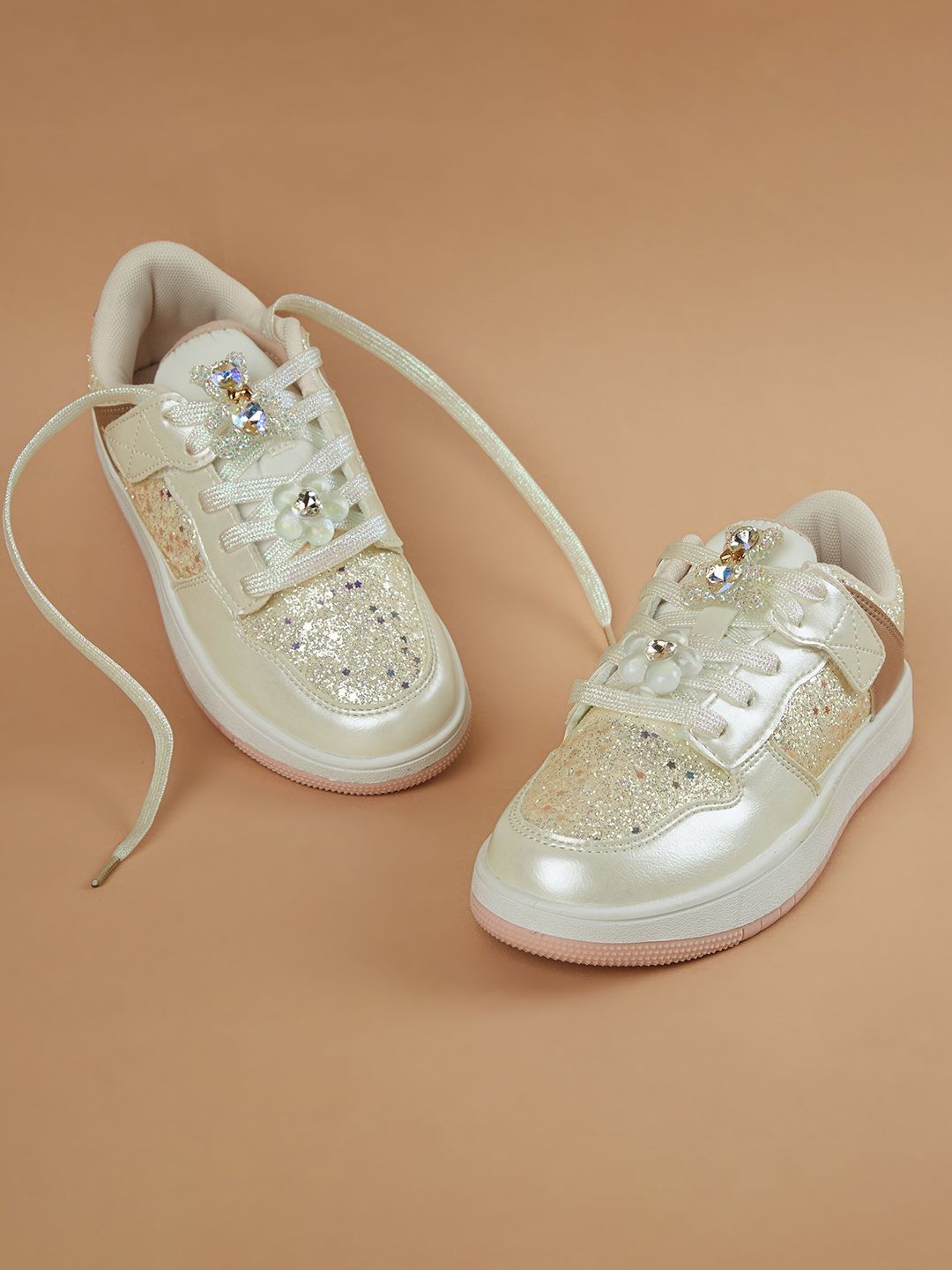 Fame Forever by Lifestyle Girls Textured Sneakers-picture-29
