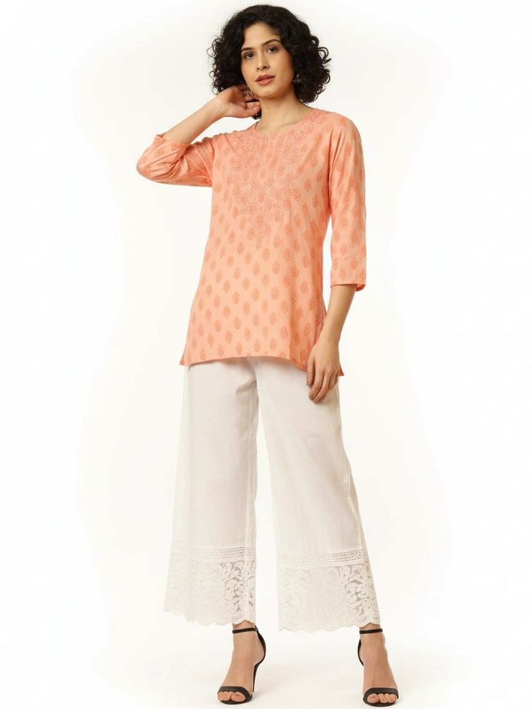 URBAN KANYA Women Printed Tunic with Palazzos-picture-23