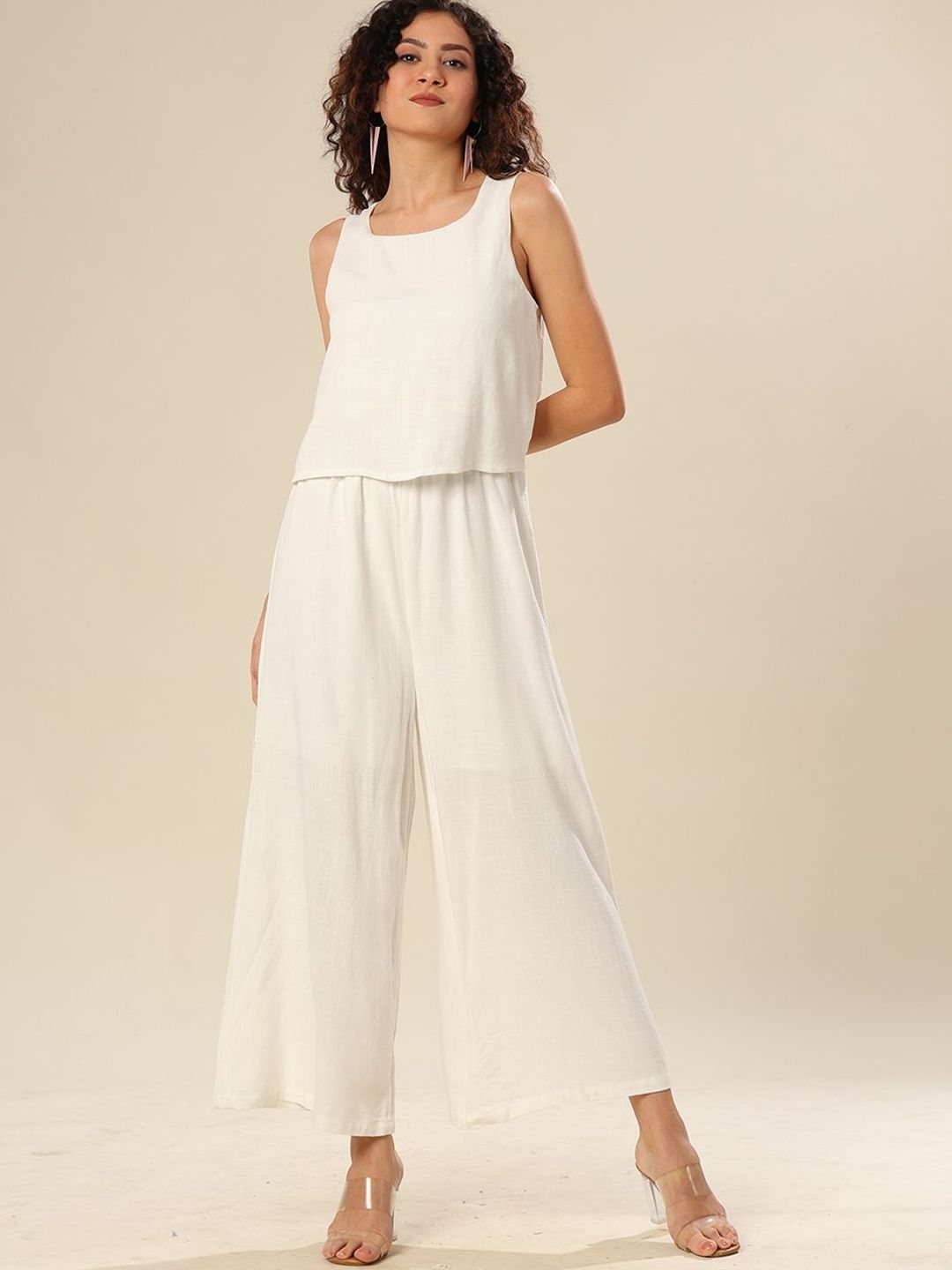 RESORTIRE Chic Taupe Tenderness Basic Jumpsuit-image-35