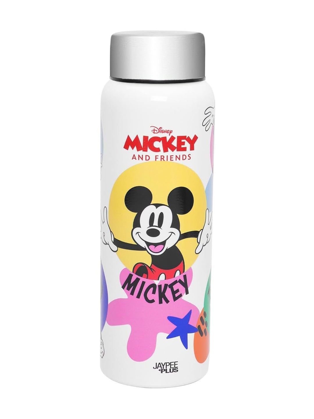 JAYPEE PLUS White Stainless Steel Cartoon Characters Single Wall Vacuum Water Bottle-picture-21