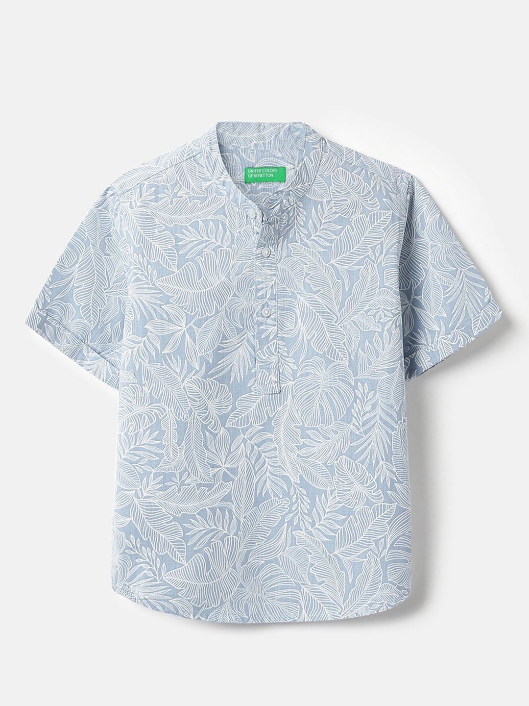 United Colors of Benetton Boys Floral Printed Casual Shirt-picture-56