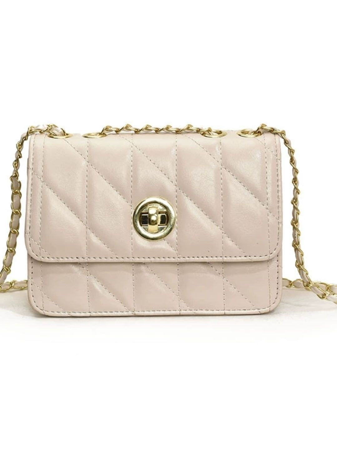 KPOP PU Sling Bag with Quilted-picture-30