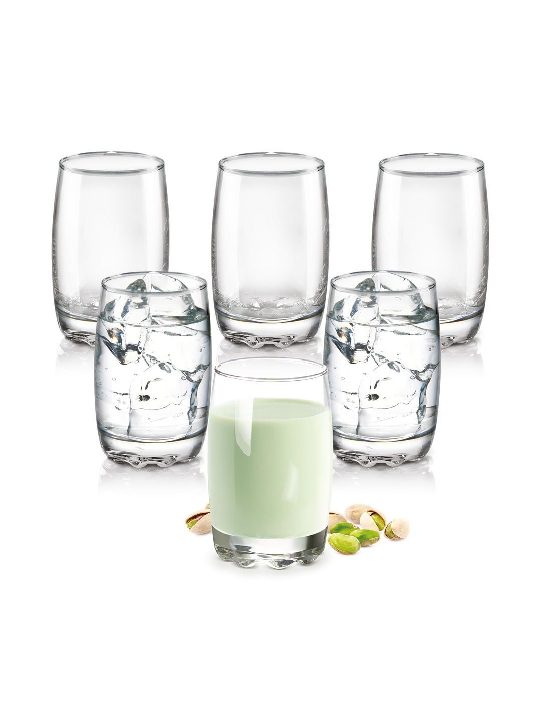 Treo Lyon Transparent Glass Drinking Tumbler Set Dishwasher Safe 265 ml-image-25