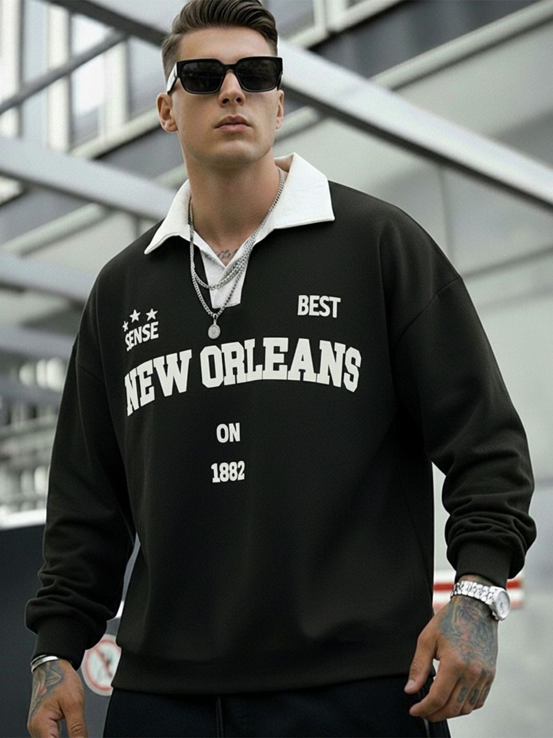 Force Men Typography Printed Polo Collar T-shirt-picture-14