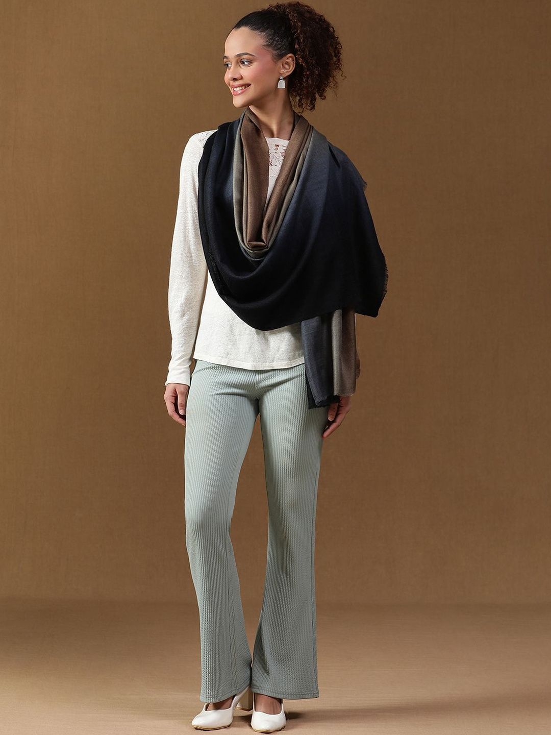 Merinomere Women Ombre Shawl-picture-30