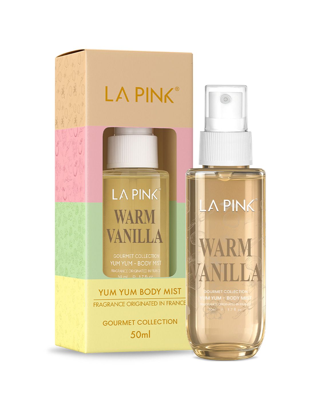 La Pink Warm Vanilla Long Lasting Body Mist - 50 ml-picture-37