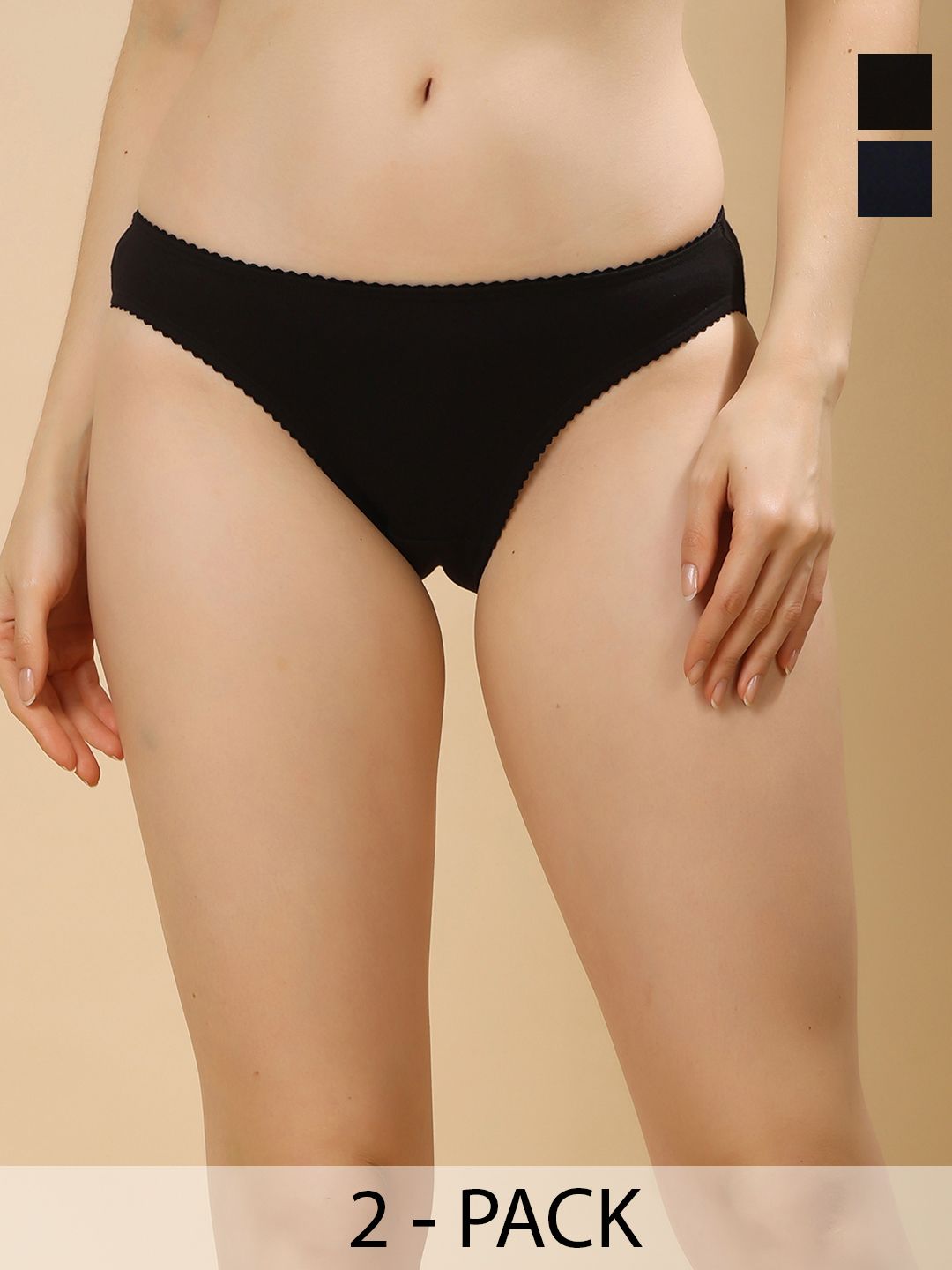 Moda Rapido Pack Of 2 Mid-Rise Bikini Briefs-picture-37