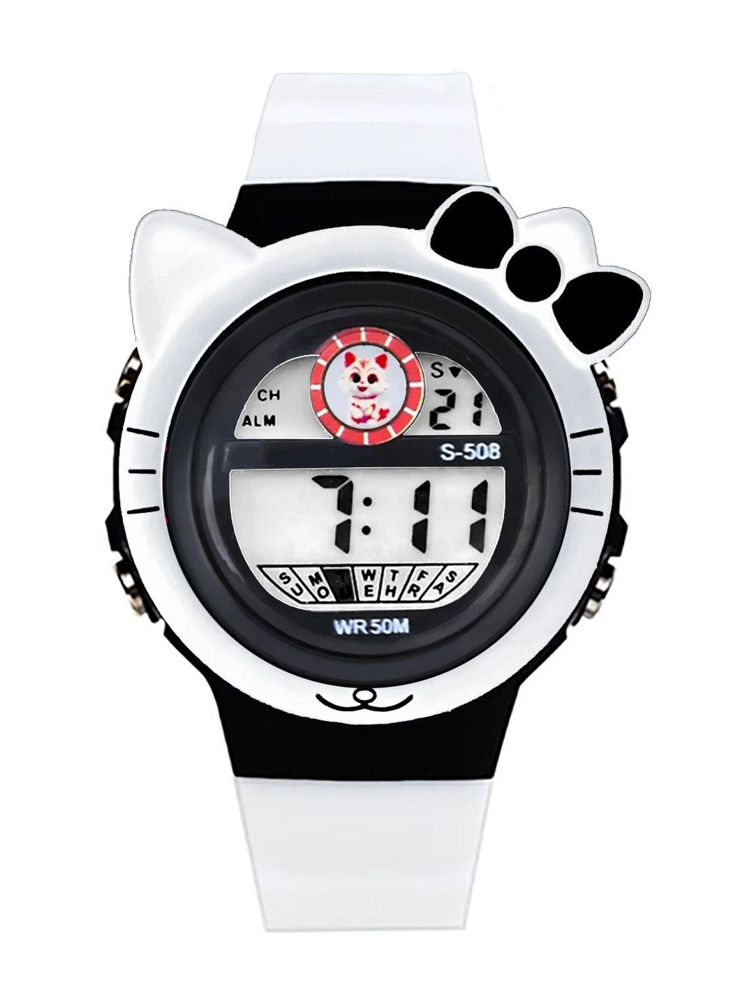 Time Up Unisex Kids Dial & Straps Digital Multi Function Watch K508-10-image-37