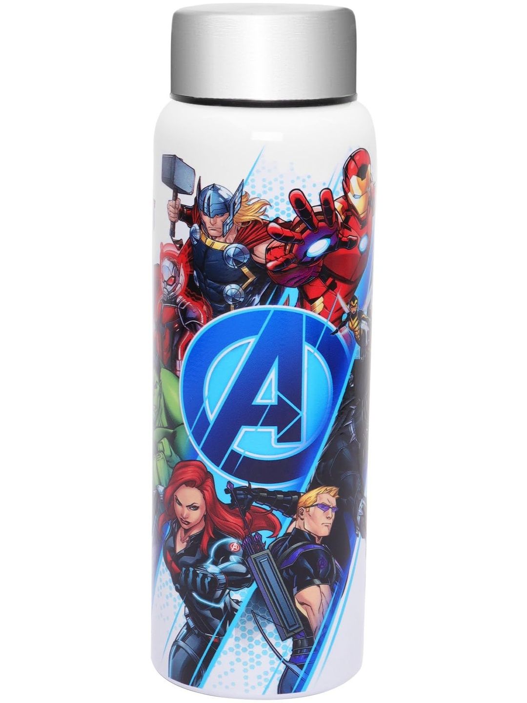 JAYPEE PLUS White & Red Stainless Steel Cartoon Characters Single Wall Vacuum Water Bottle-picture-22